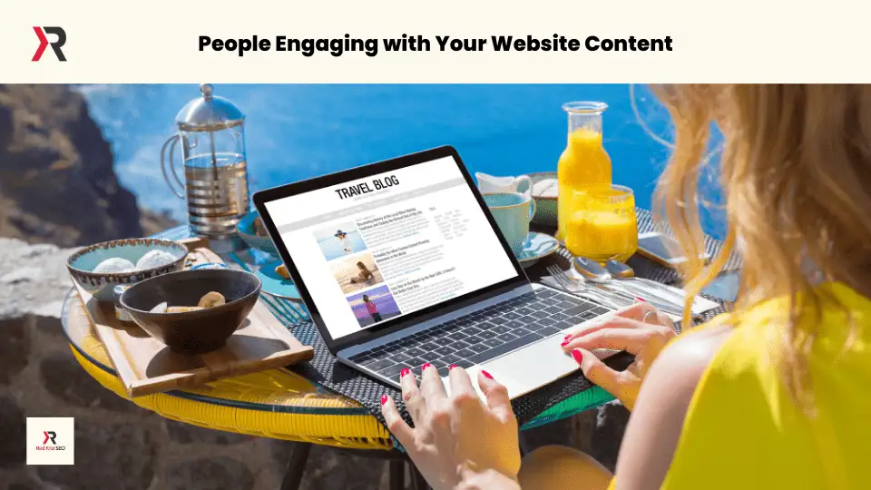 engagement and interaction on website