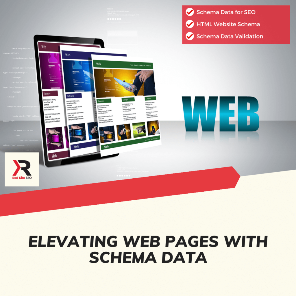 elevating web pages with schema data
