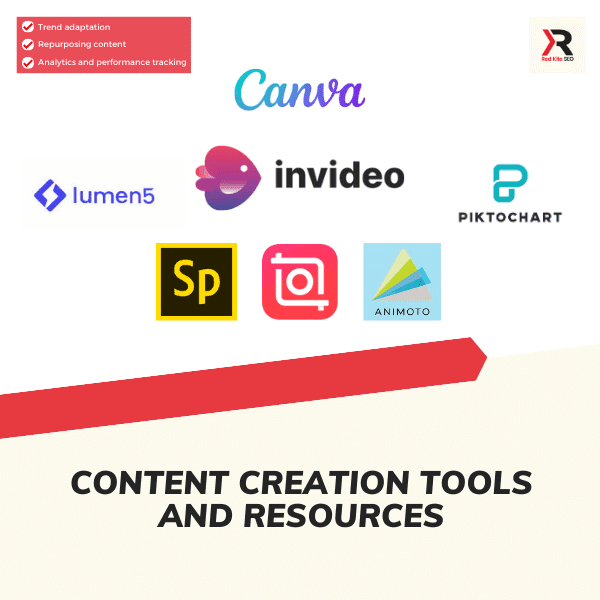 content creation tools and resources